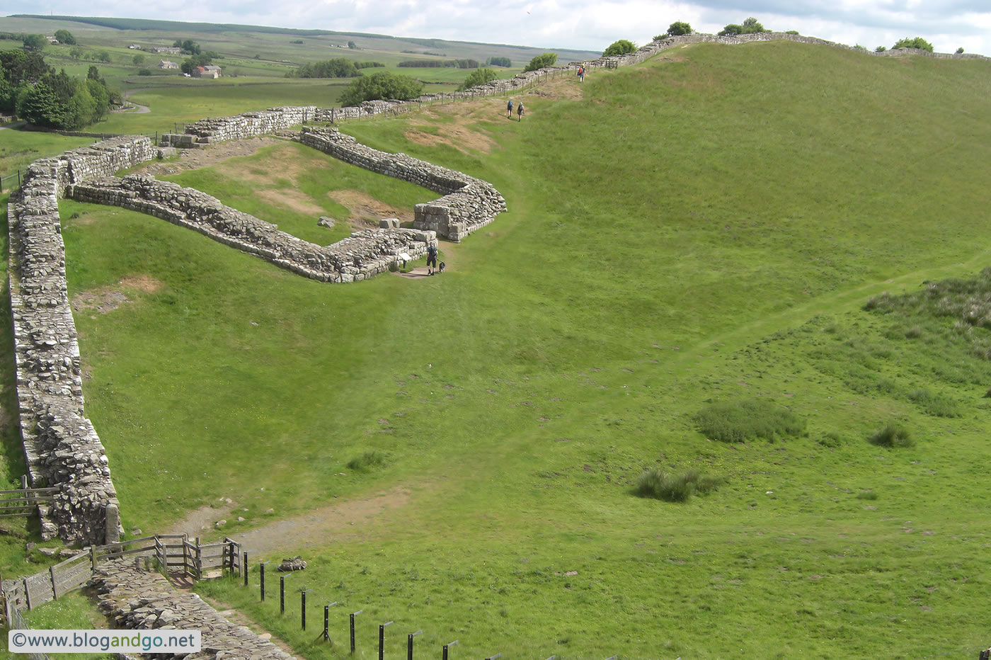 Hadrian's Wall Path - Milecastle 42, Cawfields
